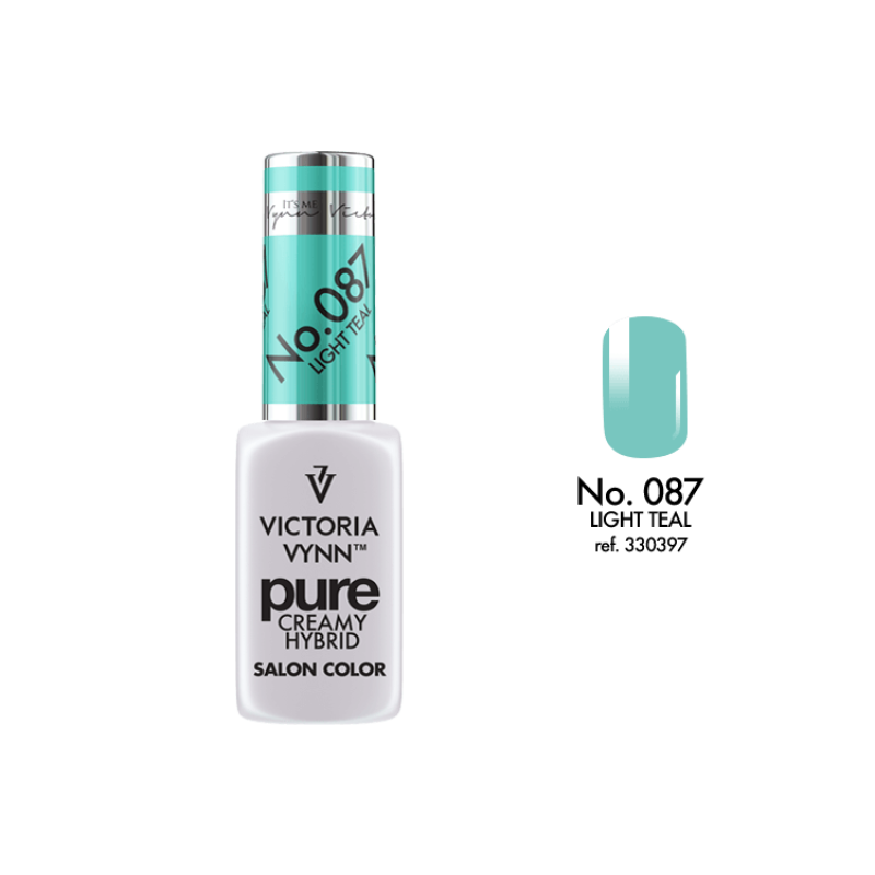 pure creamy hybrid salon color No.087 light teal (TPO FREE)